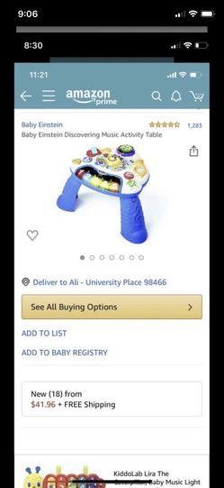Baby Einstein Discovering Music Activity Table