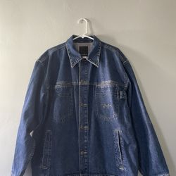 Vintage Y2K Sean John Denim Men’s Size Large Denim Jacket Button Up Hip Hop