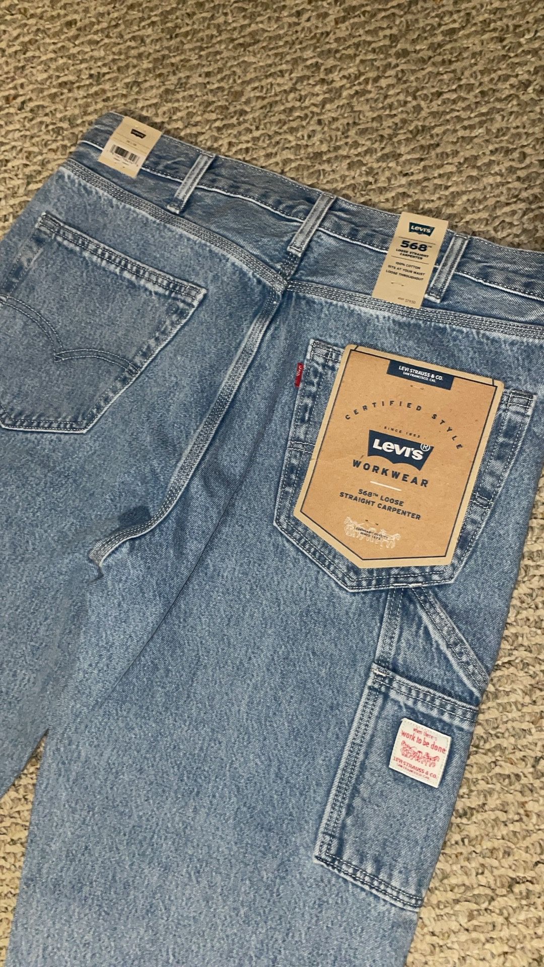 Brand new tagged Levi’s Work Pants Size 34-34