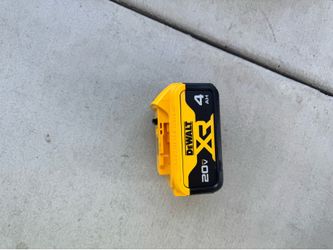 20v Dewalt XR battery 4ah