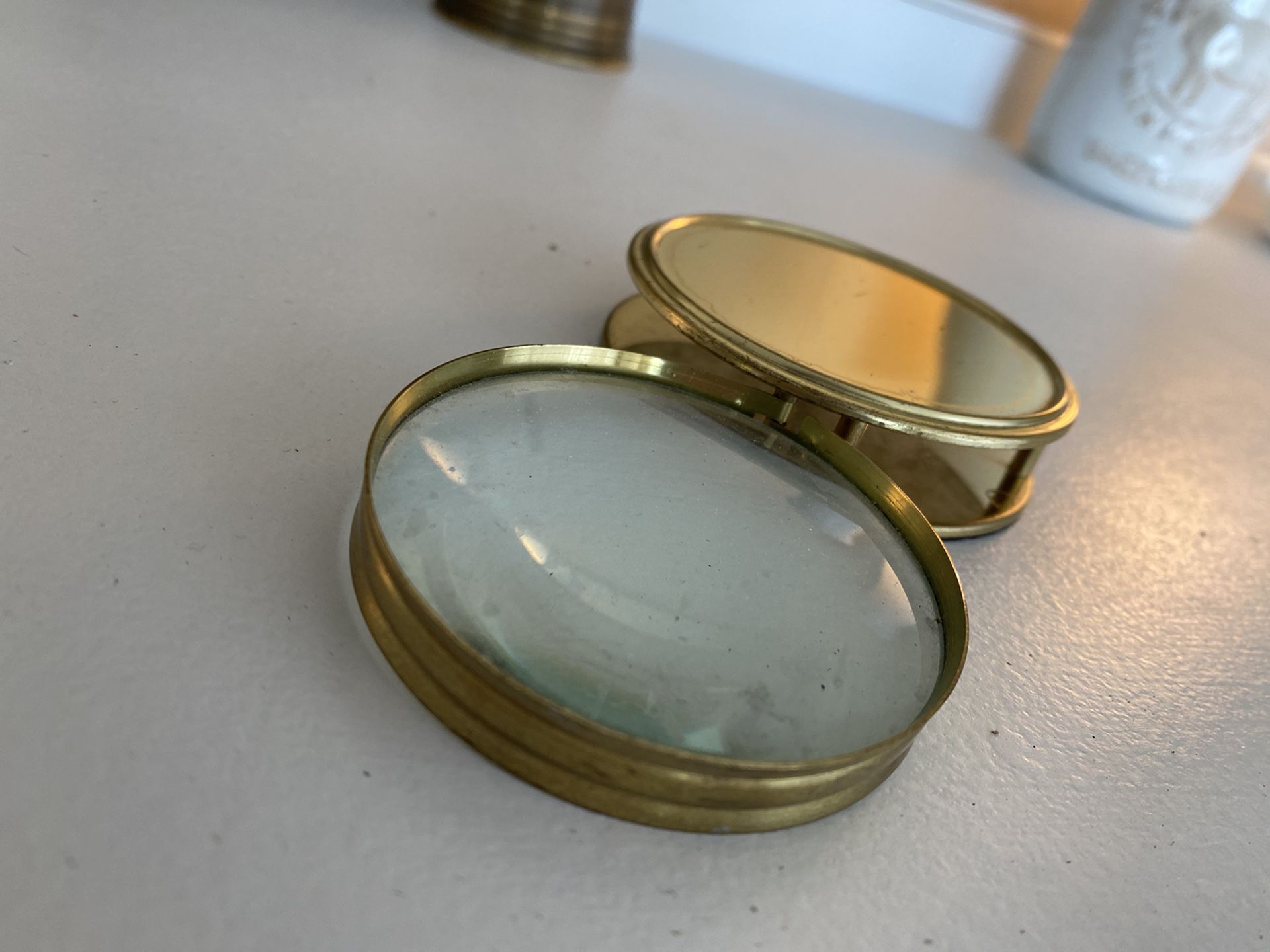 1930’s Brass Map Magnifying Glass