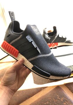 Adidas NMD R1 boost, size 11.5 - charcoal grey, orange for Sale in Los  Angeles, CA - OfferUp