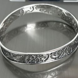 925 Sterling Silver Silpada Bangle Bracelet 