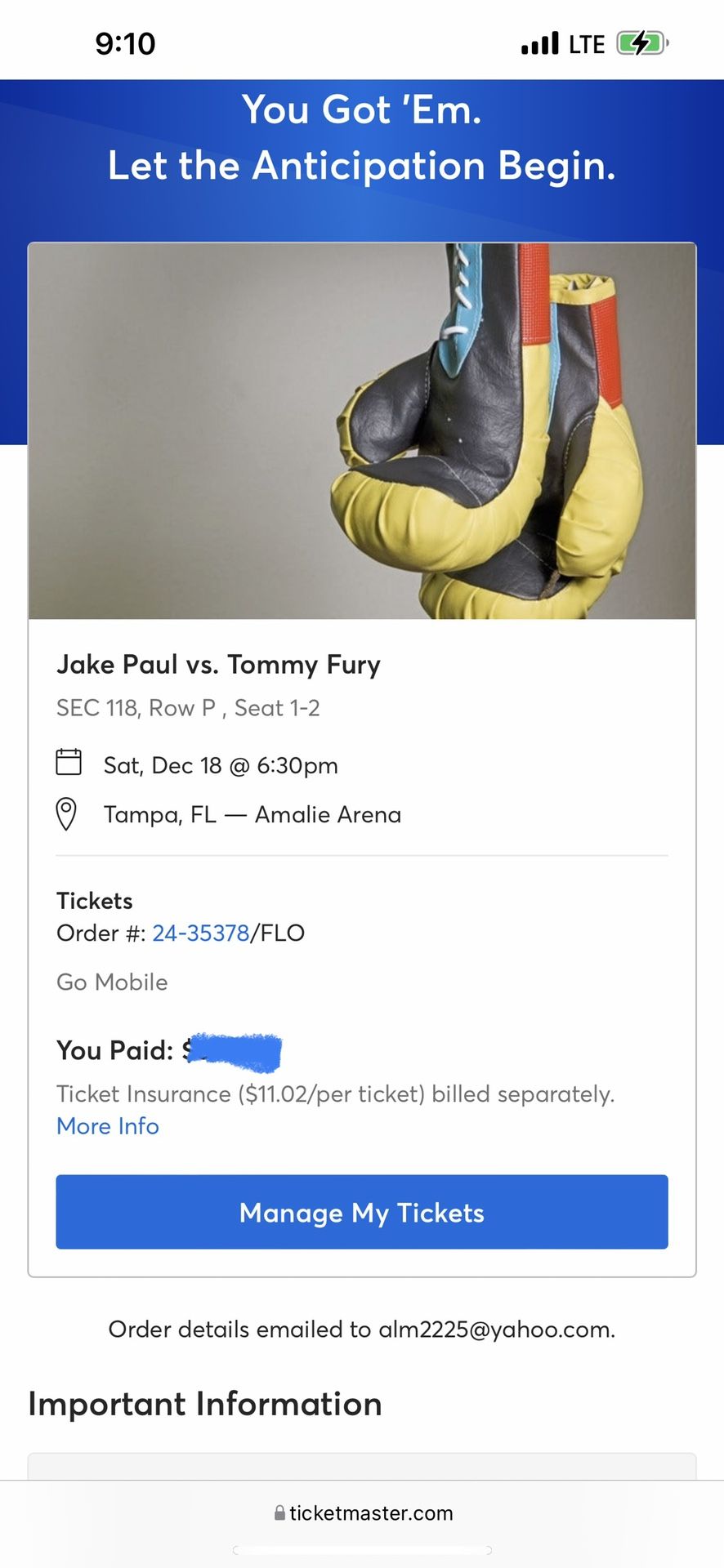 Jake Paul Vs Tommy Fury