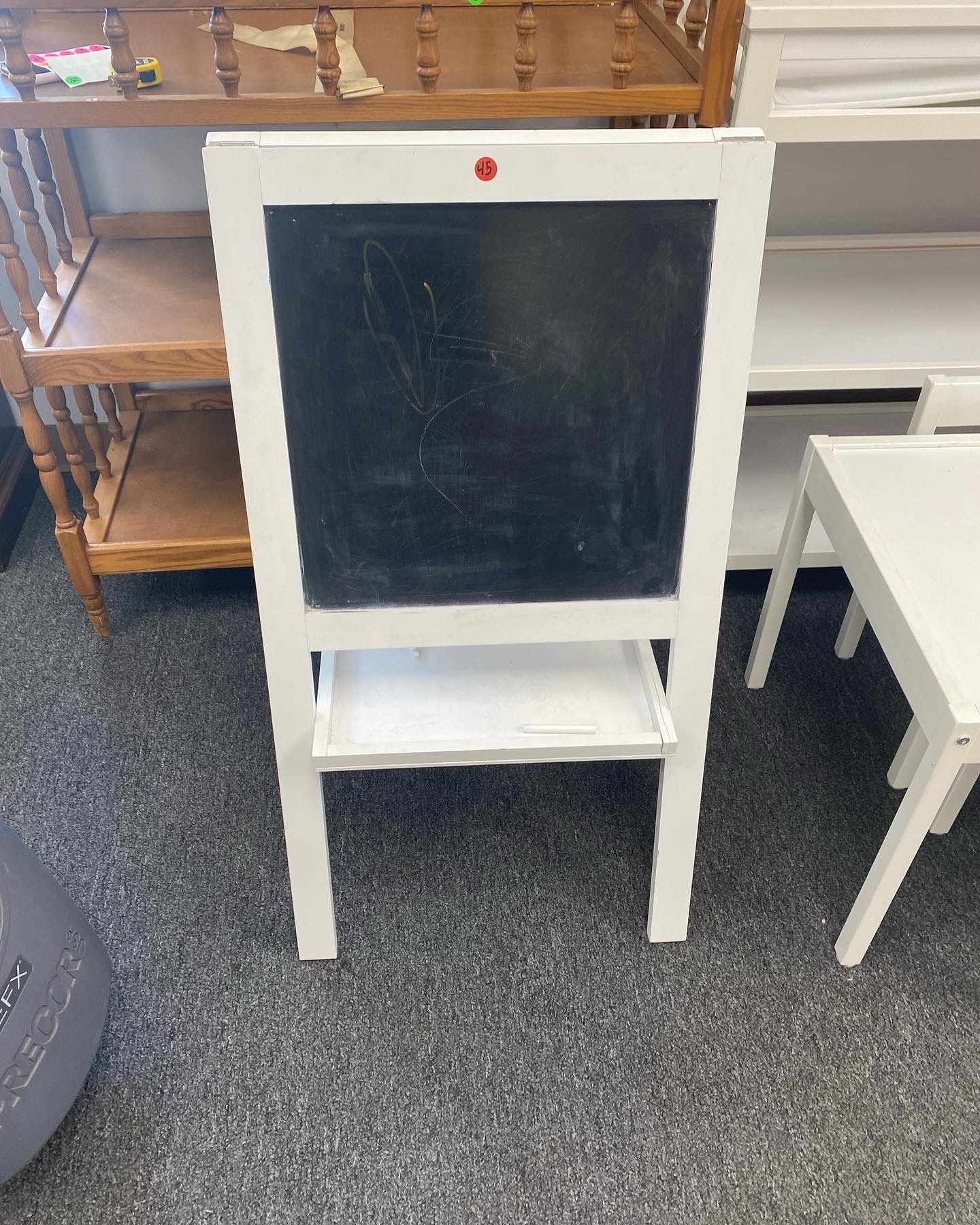 Chalk Board/ White Board Easel $45 19”L x 22”W x 35”H