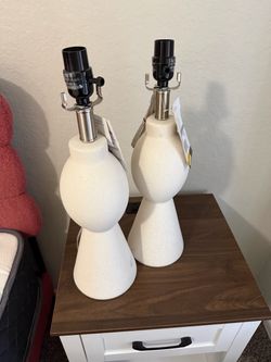 Ceramic Table Lamp Bases – Set of 2