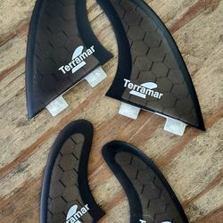 TERRAMAR SURFCO AM FCS1 QUAD SET OF SURFBOARD FINS...$79