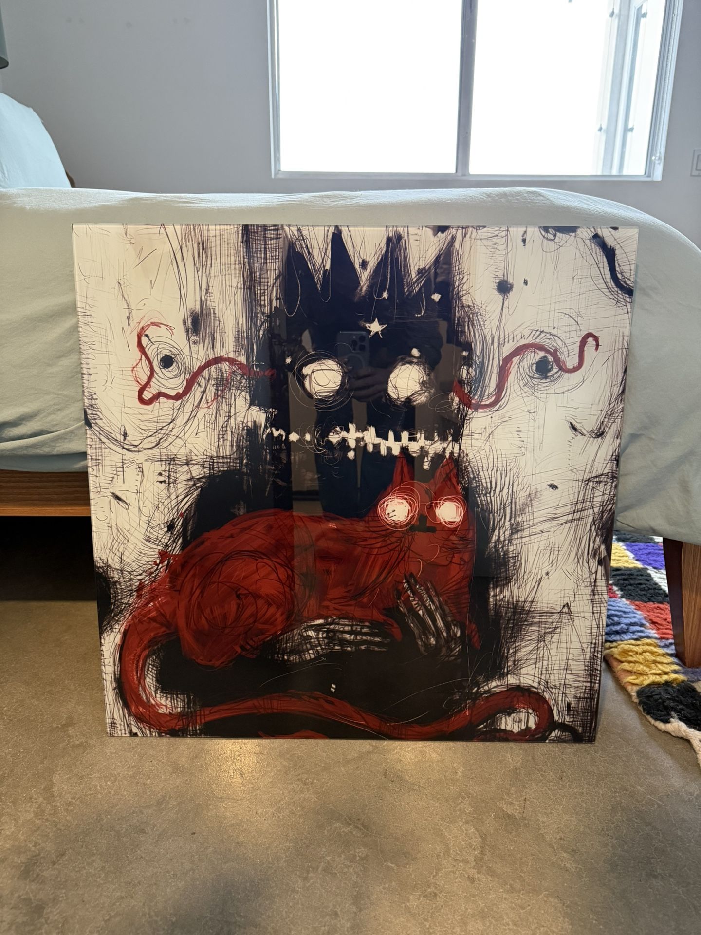 GLASS SQUARE WALL ART