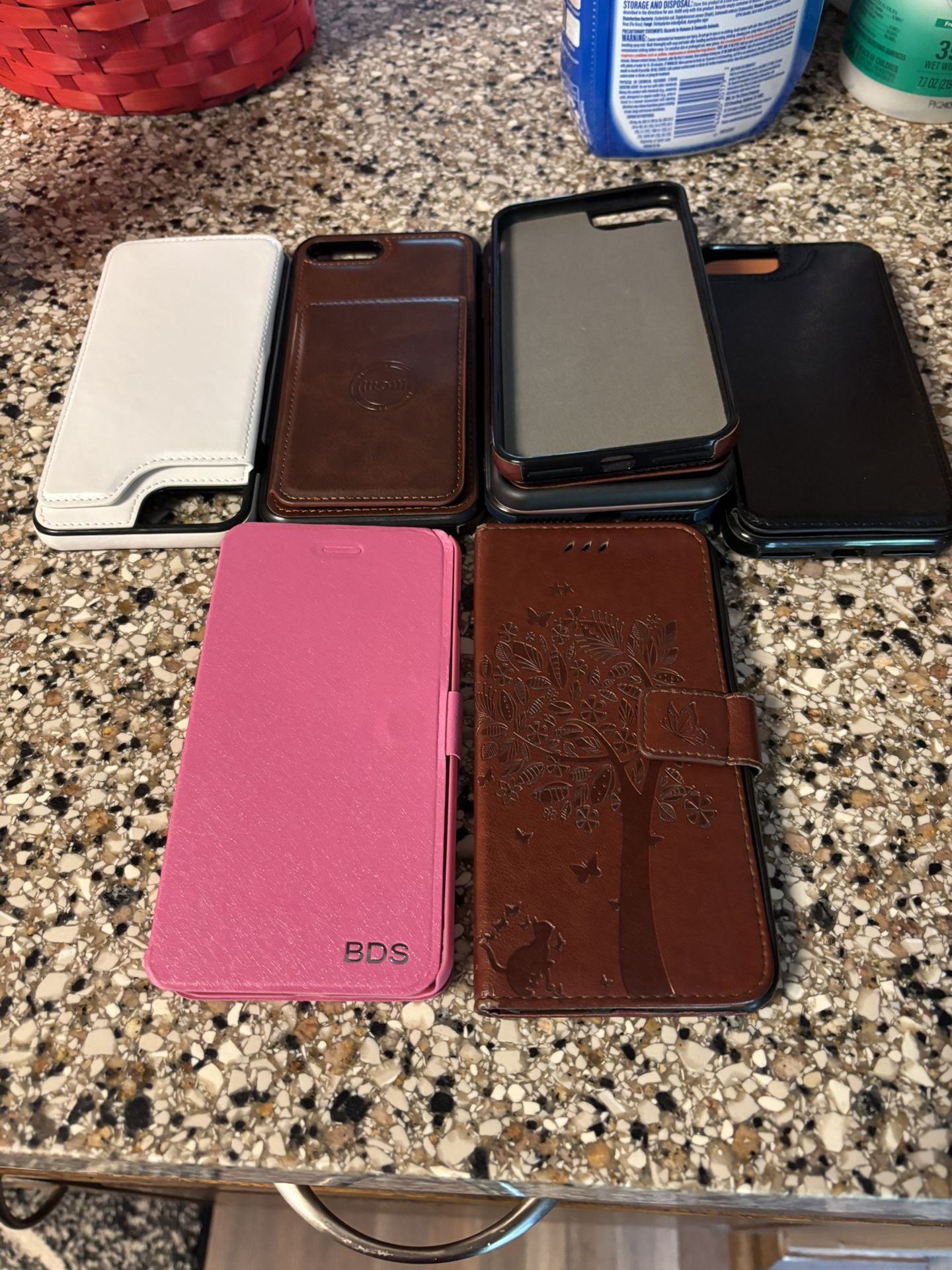 I Phone 8 plus Qty 8 New Phone Cases