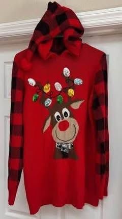 Junior Ugly Sweater Dress Size XL 15-17 just $7 xox