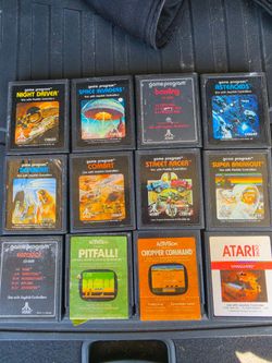 12 Atari 2600 collector item games