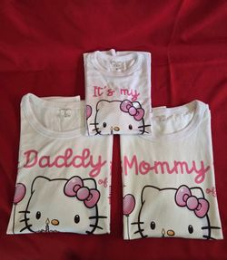 Family Hello Kitty Birthday Tshirt 