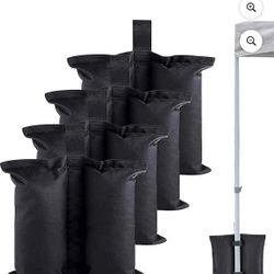 GVDV Empty Weight Bags, Canopy Sand Bags for Gazebo Tent Sand Pop up Gazebos, Outdoor Canopy Weights, 4Pack