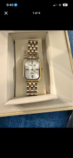 💎 Valentine’s Day Gift – Anne Klein Diamond Two Tone Watch – LIKE NEW – $50 💎