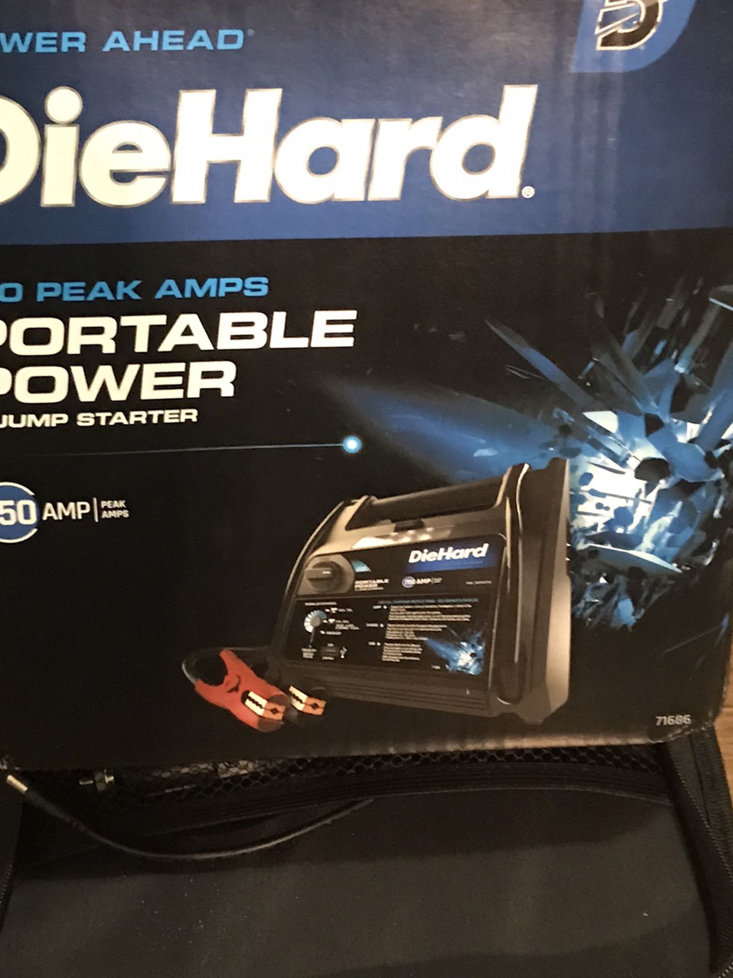 Die Hard (750) Portable Power Vehicle jump Starter