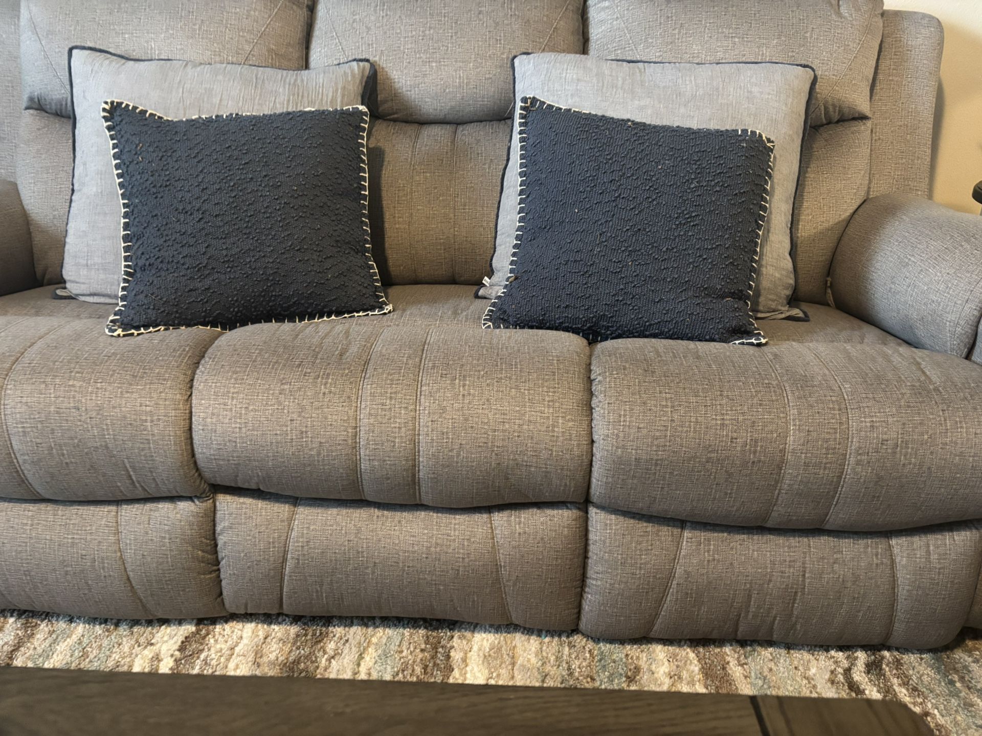 Reclining Sofa , Love Seat , Coffee Table And End Table