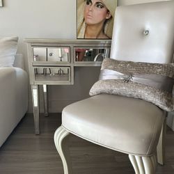 TODAY ONLY - Luxury Glam Chair With Glam Luxury Pillow