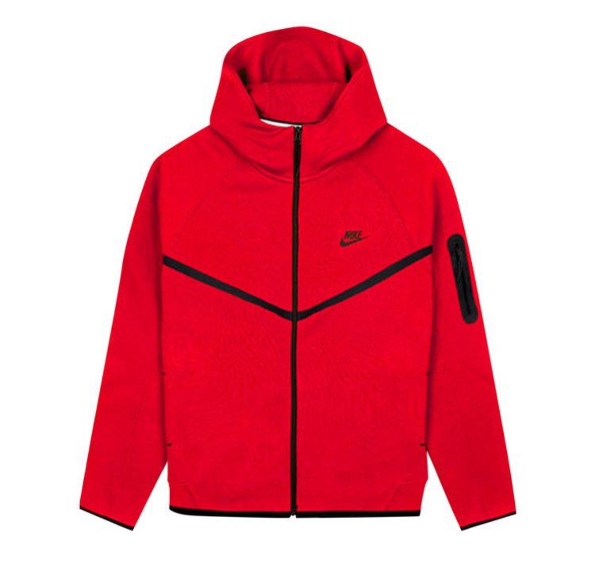 Red Nike Tech Fleece