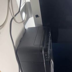 Apple Computer And Canon Printer 