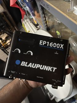 BLAUPUNKT EP1600X EP1600X Digital Bass Processor with Remote