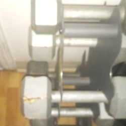 Weight Set And Weight Rack For Sale 