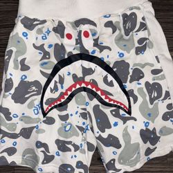 White Bape Shorts 