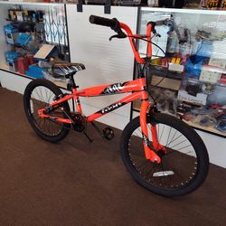 PREOWNED KENT RAGE 20 NEON RED SINGLE SPEED KIDS GIRLS BOYS YOUTH BMX BIKE BICYCLE