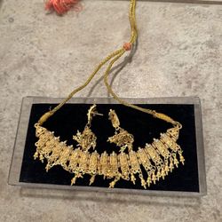 Brand New Earrings And Necklace - CASH Only
