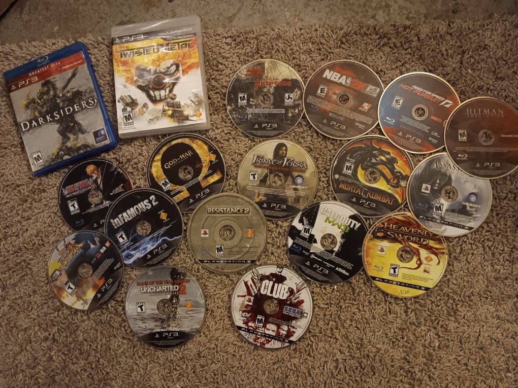 Playstation 2 Games W/out Cases