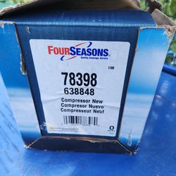 NEW Four Seasons A/C Compressor 78398