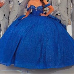 Royal Blue Quinceañera Dress 