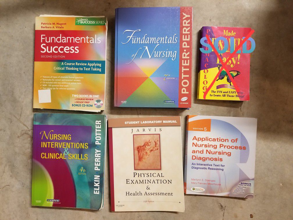 44 Nursing, Medical, Pharmacology, Psychiatric, Biology Medicine College University Textbooks Books, priced each or group in individual listings