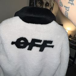 Off White Winter Jacket, (M)
