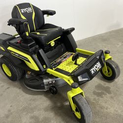 Ryobi riding lawnmower, 42 inch