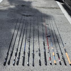 Baitcaster Fishing Rods...30.00 Each