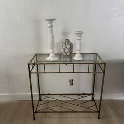 Glass Entry Table