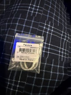 Pandora Signature Silver Hoop Earrings