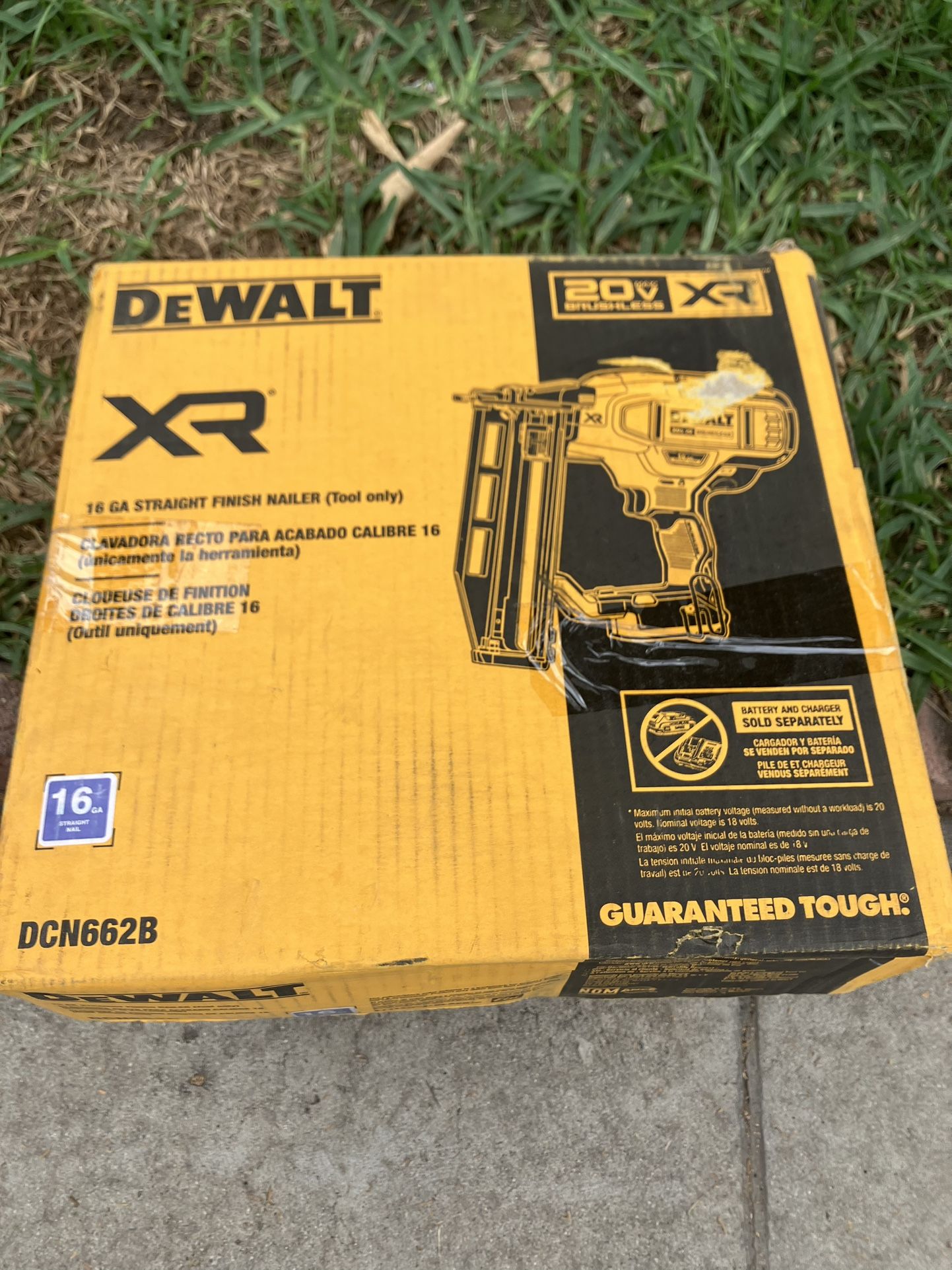 DEWALT XR 16ga Straight Finish Nailer (tool Only)