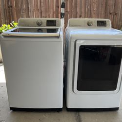 Samsung Washer And Electric Dryer Set Working 