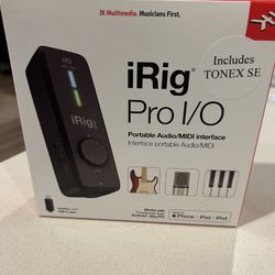 IK Multimedia iRig Pro I/O USB and iOS Audio/MIDI Interface