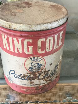 Antique chip tin