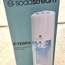 SodaStream E-TERRA Sparkling Water Maker – Open Box w/ CO₂