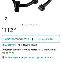 KAX 2-4“ Lift Front Upper Control Arms Replacement for To-yo-ta Tundra 2000-2006 2pcs Front Suspension Control Arm