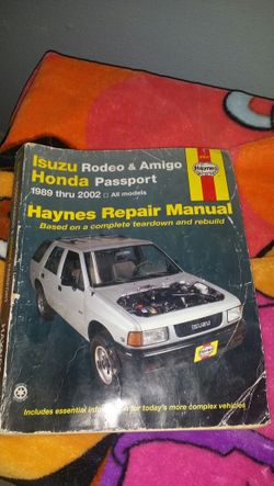 Haynes Repair manual Isuzu, honda