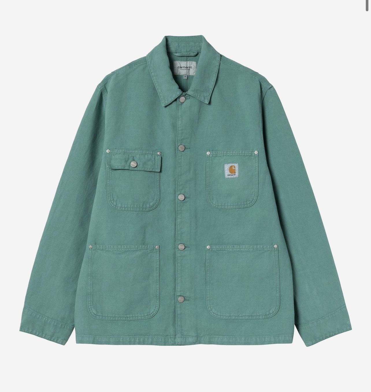 Carhartt WIP Walter Chore Coat Saguaro Medium New