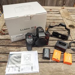LUMIX S1II 6K FULL FRAME 24 Megapixel Mirrorless Camera with SmallRig Cage
