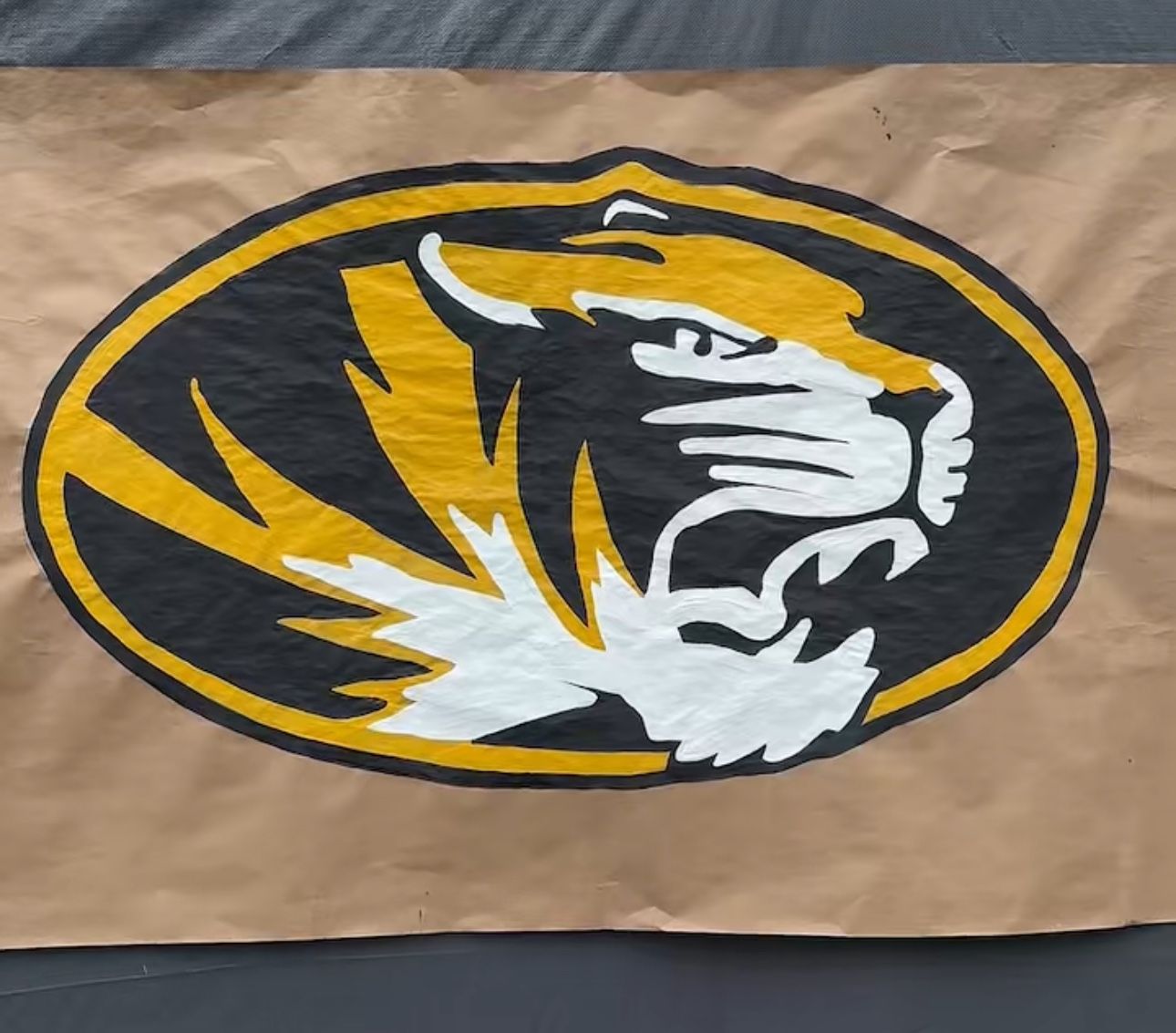 MU Tiger Painted Banner