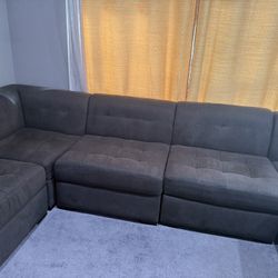 Fabric Modular Sofa Set