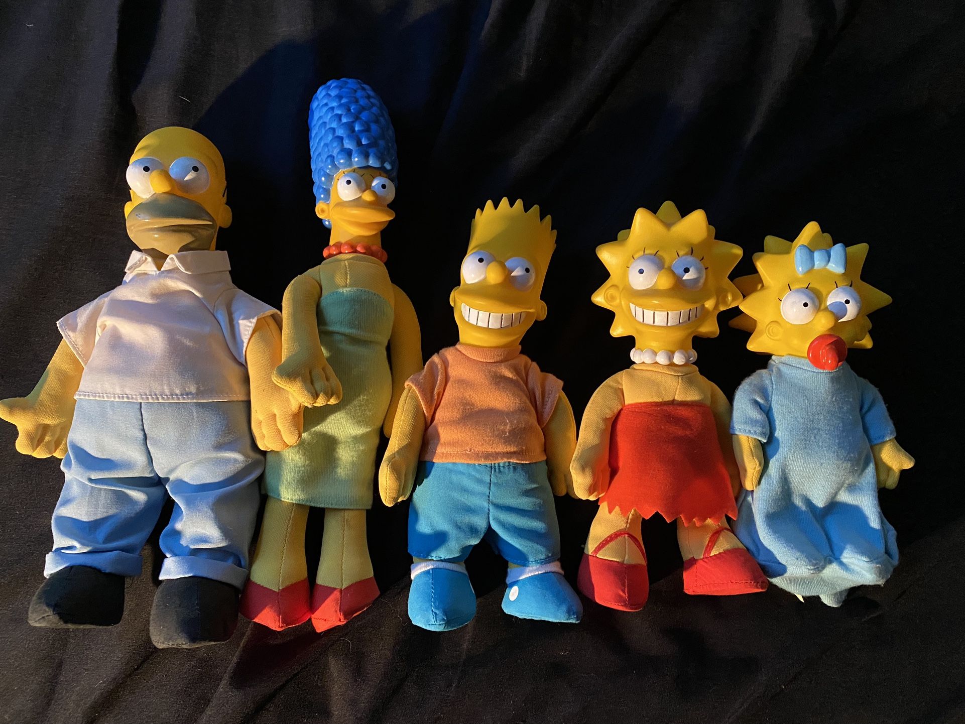 Vintage The Simpsons Plush Dolls