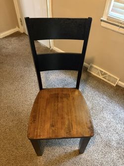Wooden table and chairs